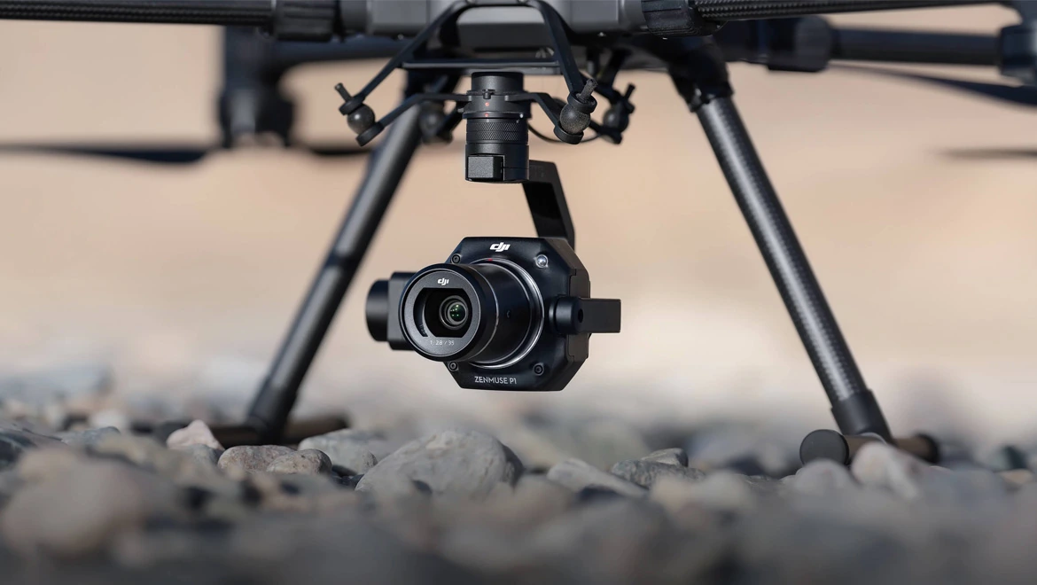 DJI Zenmuse P1 45 MP-es teljes képkockás kamera fotogrammetriához