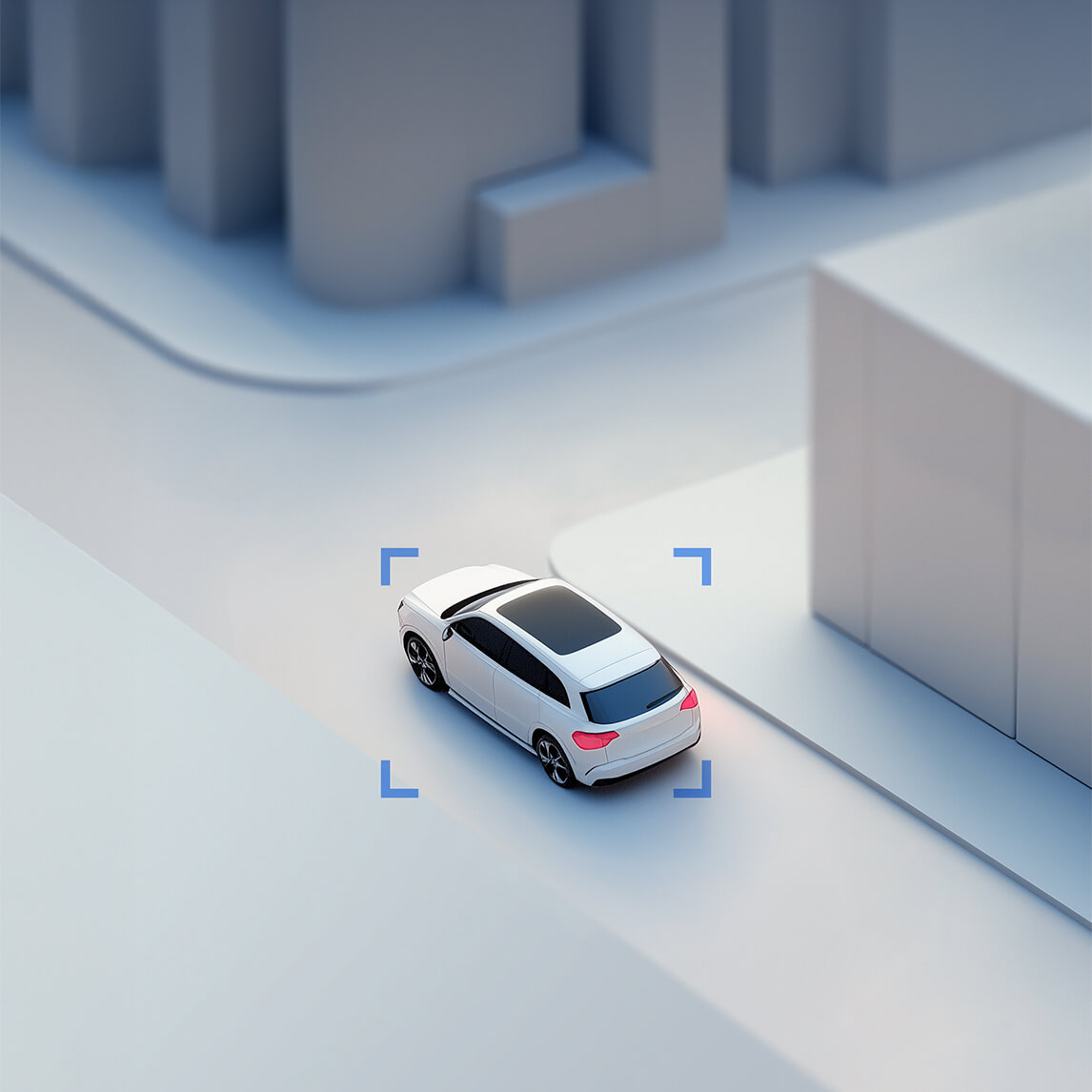 DJI illusztráció: járműkövetés Smart Trackkel